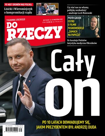Okładka tygodnika Do Rzeczy: 39/2025 (648)