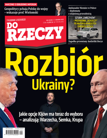 Okładka tygodnika Do Rzeczy: 49/2025 (658)
