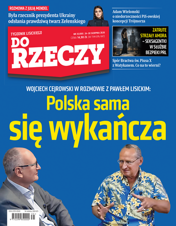Okładka tygodnika Do Rzeczy: 35/2026 (695)